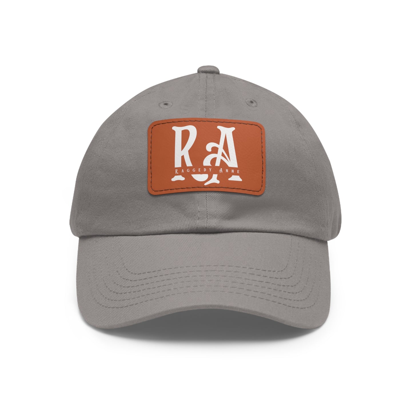 RA Dad Hat with Leather Patch