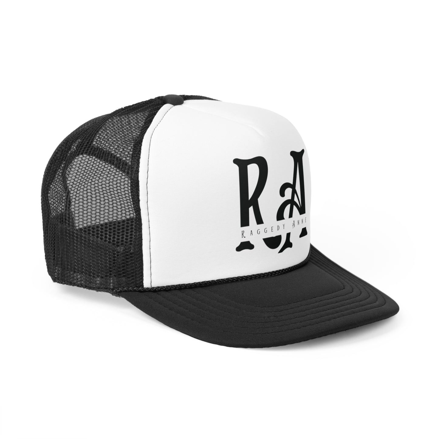 RA Black Logo Trucker Hat