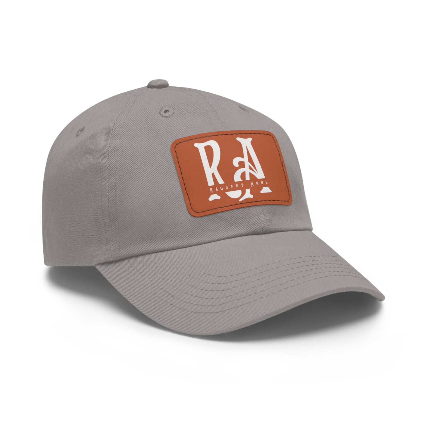 RA Dad Hat with Leather Patch