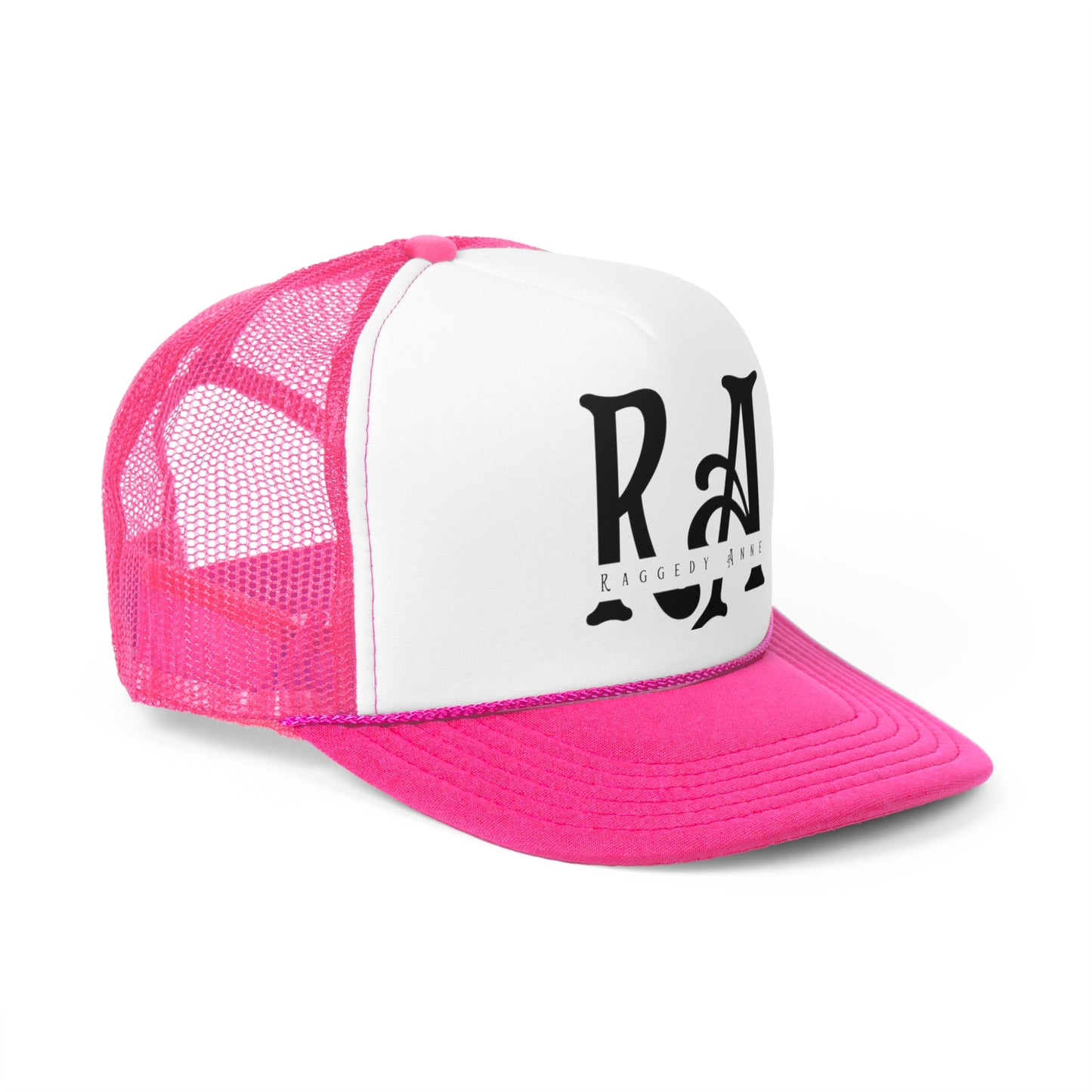 RA Black Logo Trucker Hat