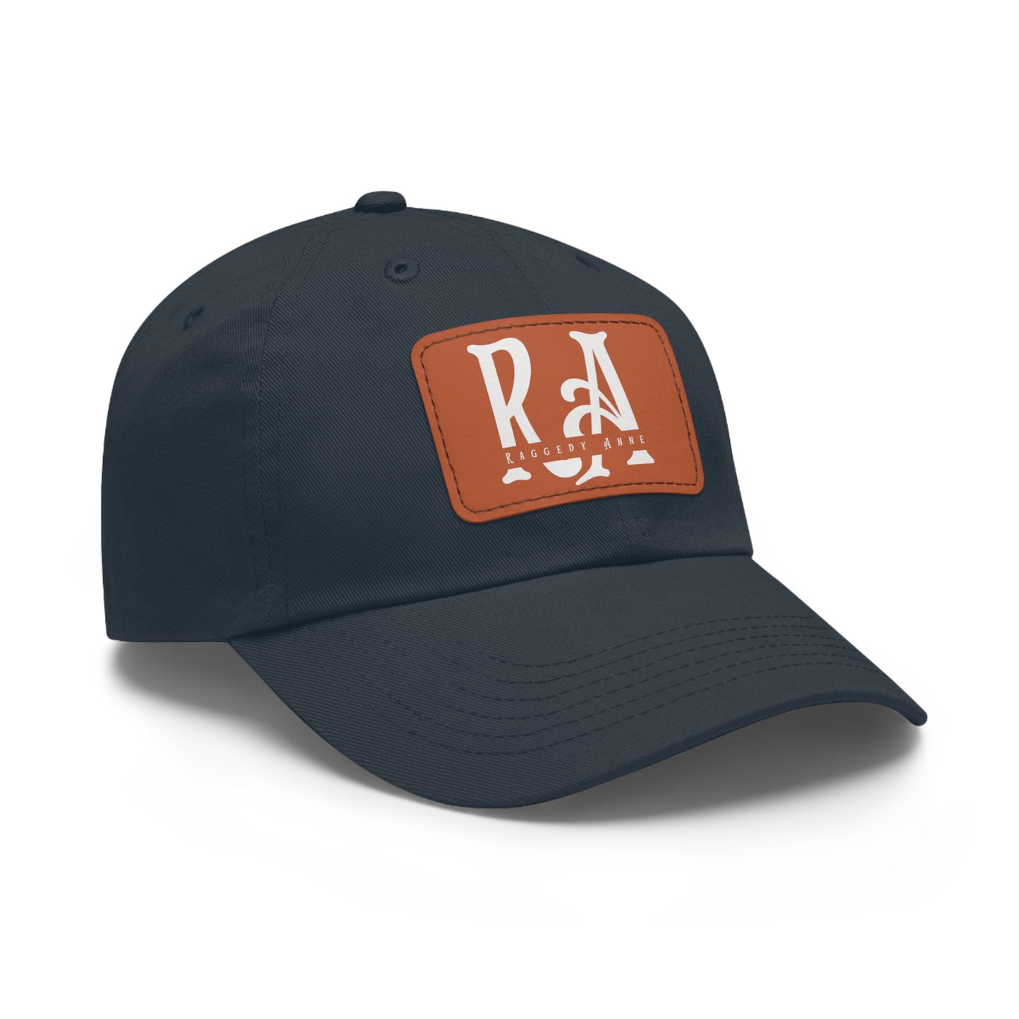 RA Dad Hat with Leather Patch