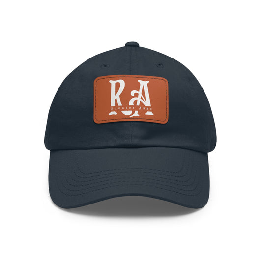 RA Dad Hat with Leather Patch
