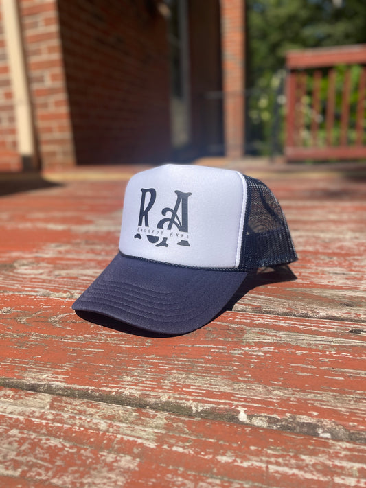 RA Black Logo Trucker Hat